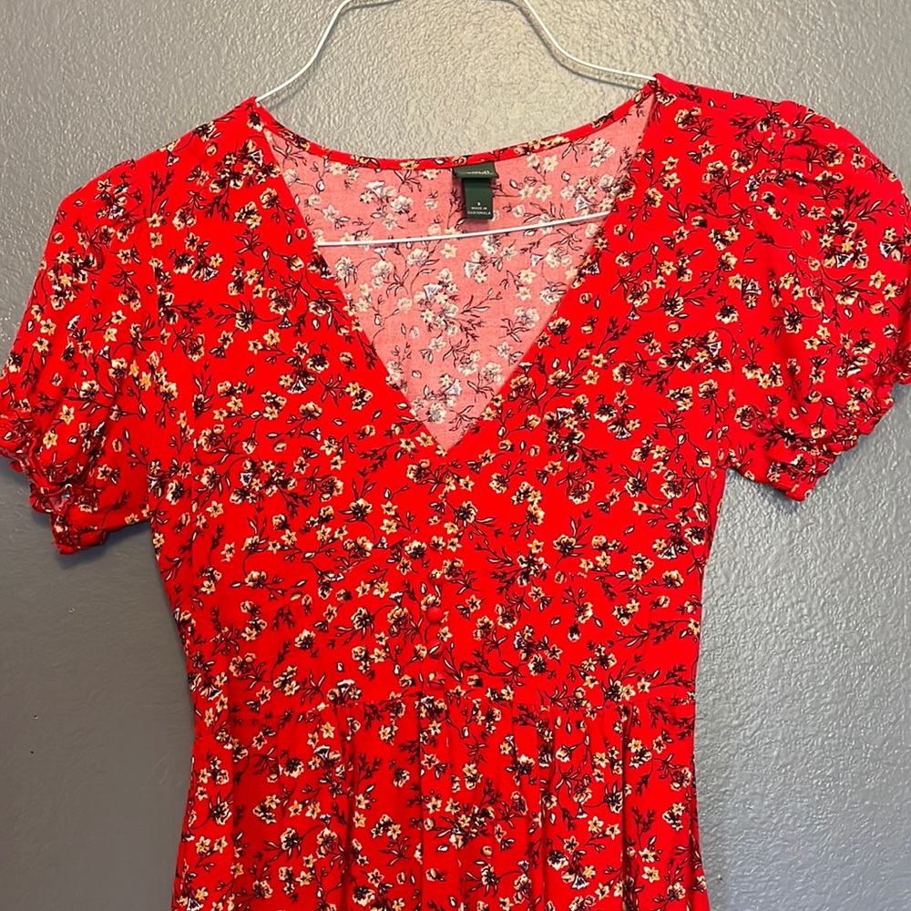 Beautiful summer red dress. Size S.